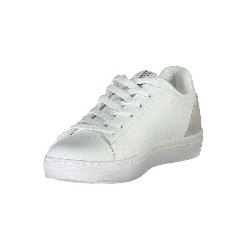 Napapijri White Leather Women Sneaker - Élégance et Fonctionnalité