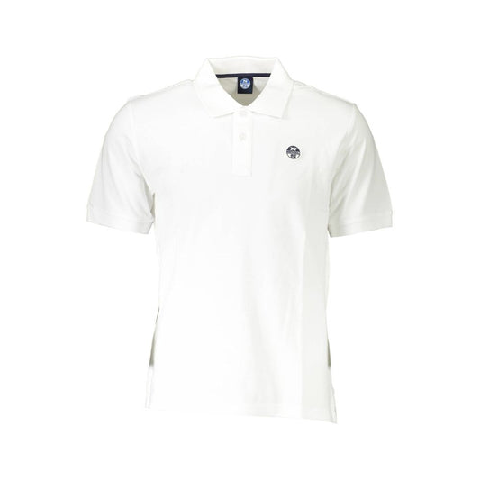 North Sails wit katoenen heren polo shirt