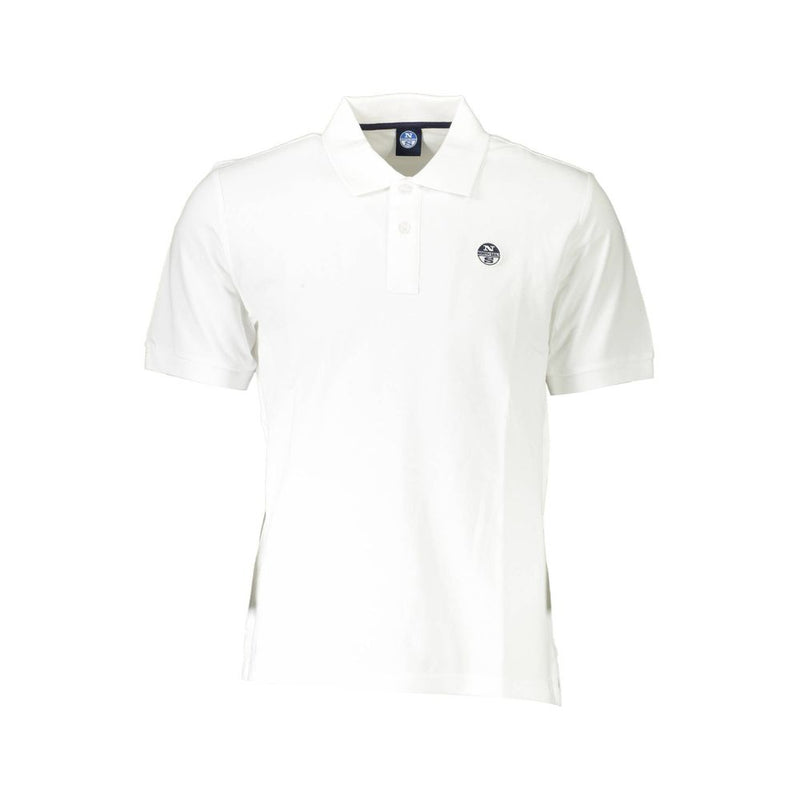 North Sails wit katoenen heren polo shirt
