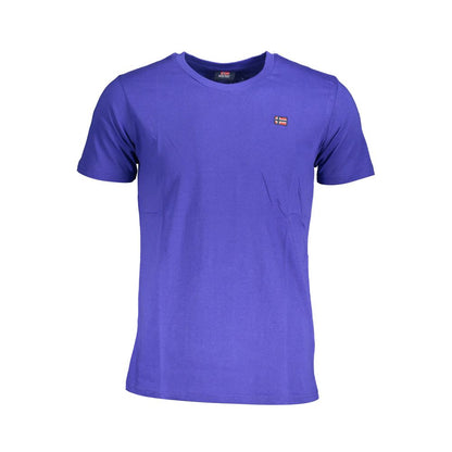 T-shirt homme en coton bleu, Norvège 1963