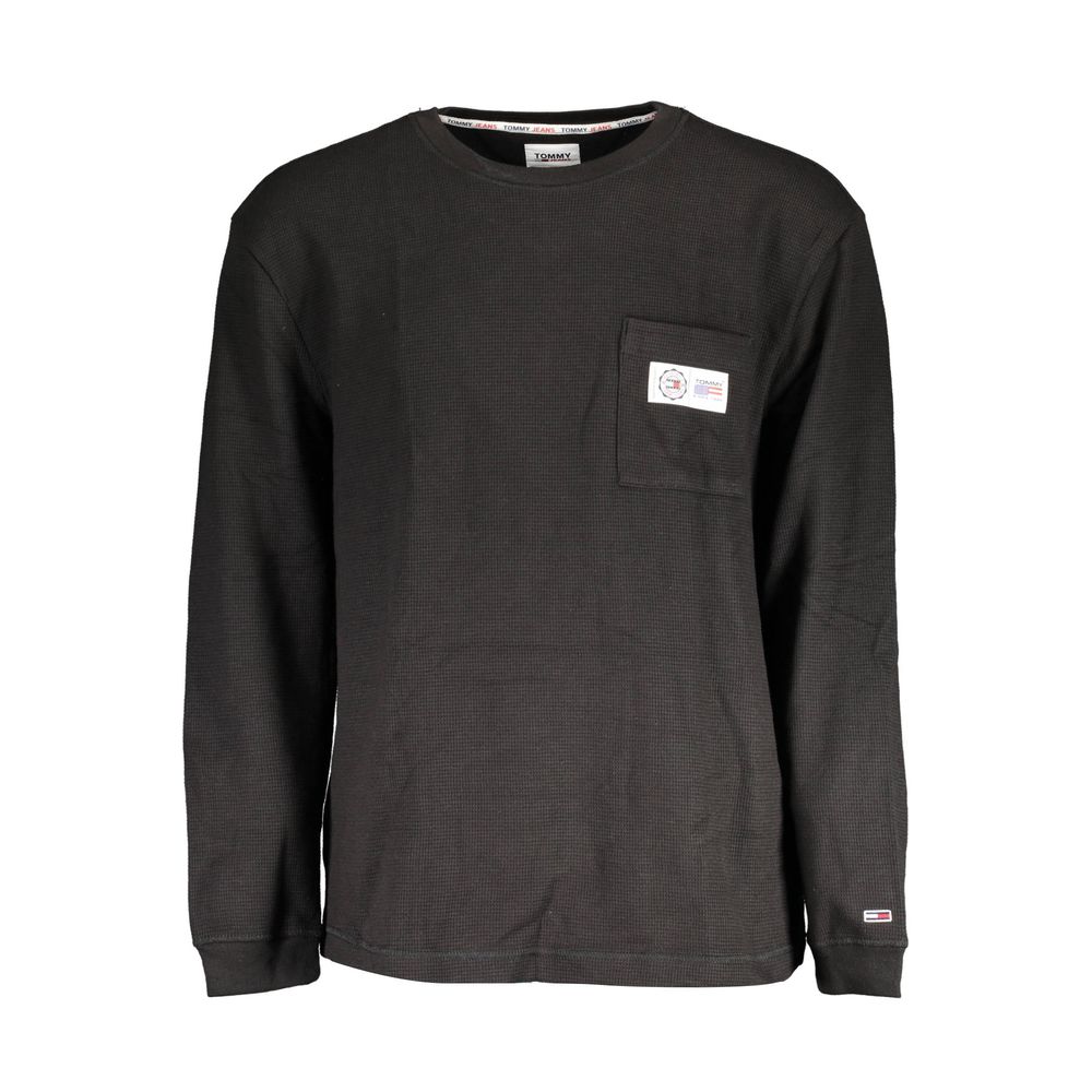 Pull en coton noir pour homme Tommy Hilfiger