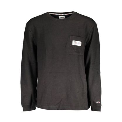 Pull en coton noir pour homme Tommy Hilfiger