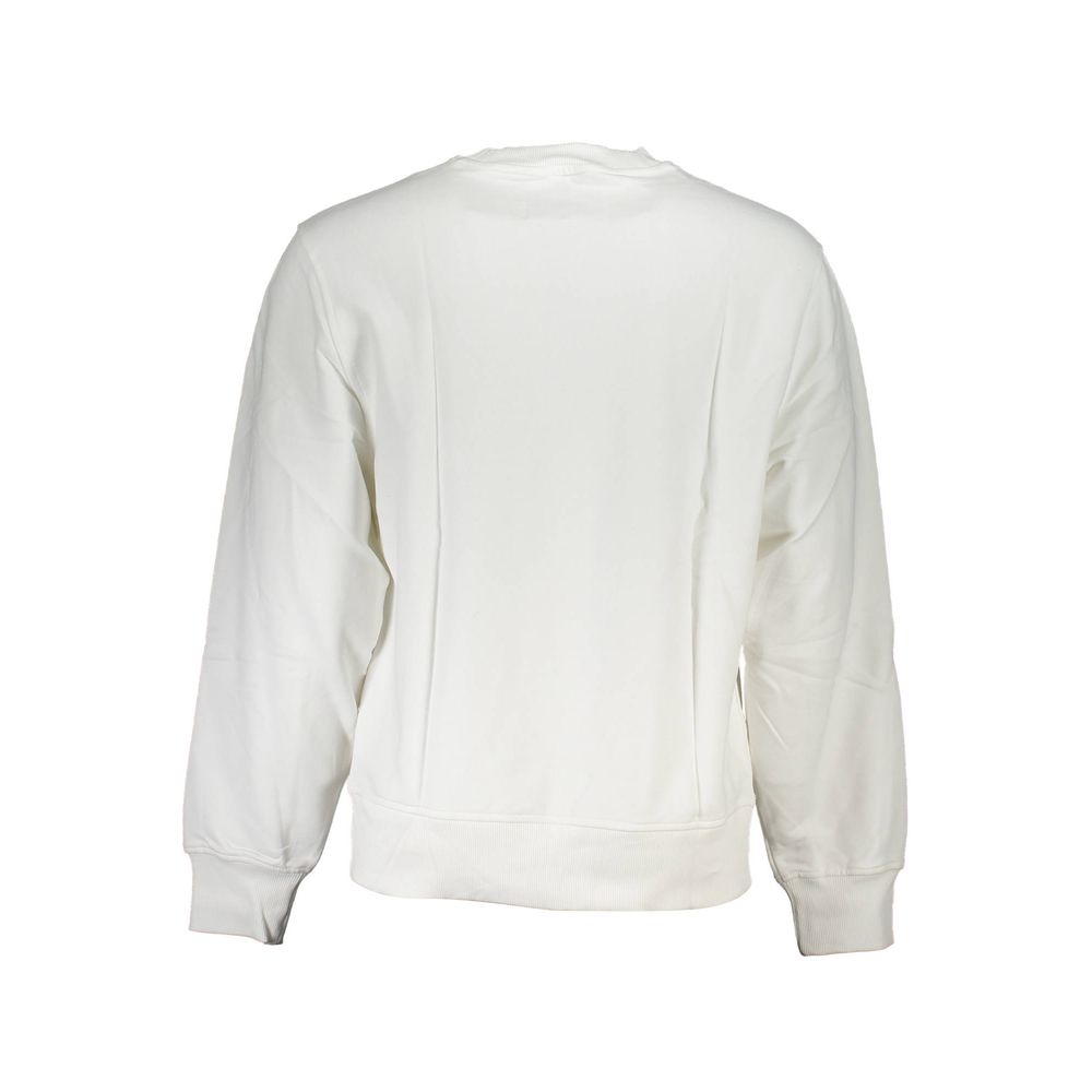 Pull en coton blanc Calvin Klein pour homme