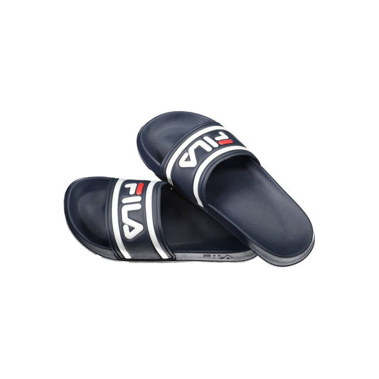 Fila blauwe polyethyleen damesandale