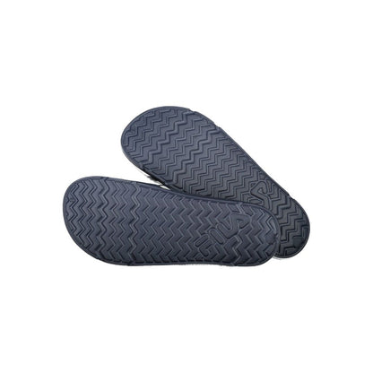 Fila blauwe polyethyleen damesandale