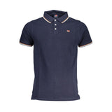 Polo en Coton Bleu pour Homme - Norway 1963