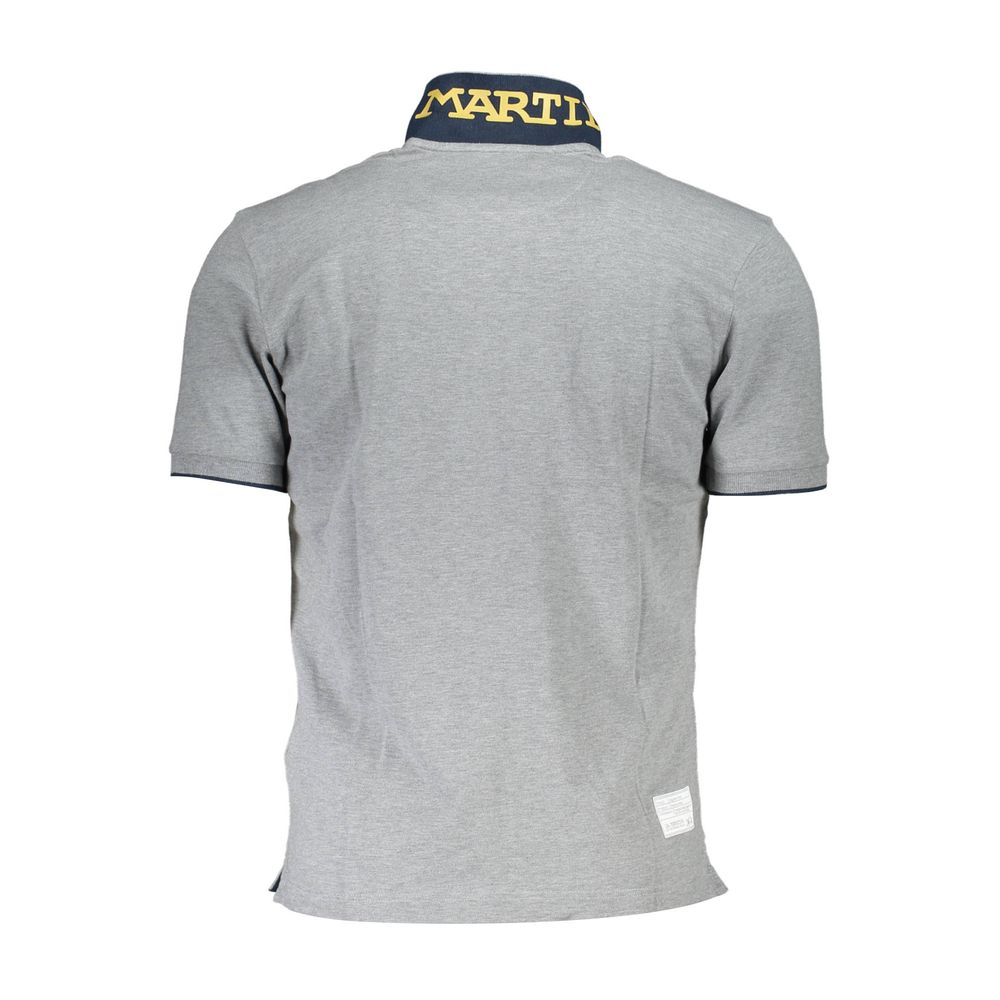 Polo La Martina en coton brun pour homme