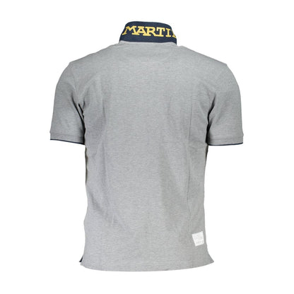 Polo La Martina en coton brun pour homme