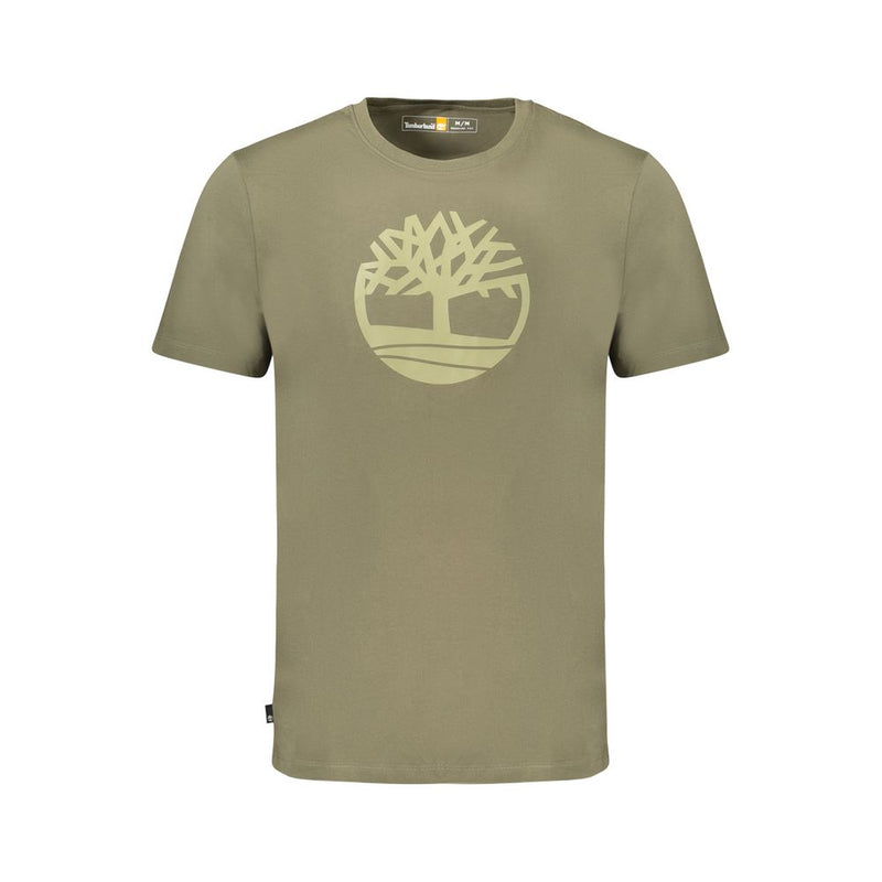 T-shirt en coton vert pour homme Timberland