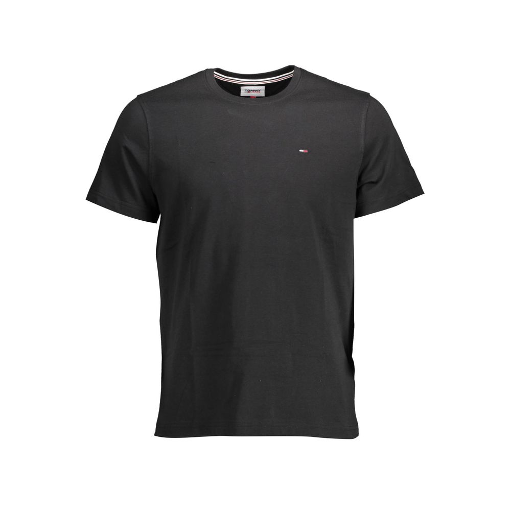 T-shirt homme Tommy Hilfiger en coton biologique noir
