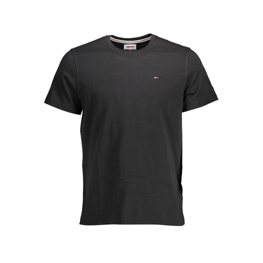 T-shirt homme Tommy Hilfiger en coton biologique noir
