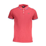 Polo homme en coton rouge, Norvège 1963