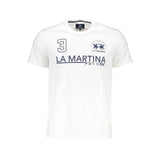 T-shirt homme en coton blanc La Martina