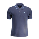 Polo La Martina en coton bleu pour homme