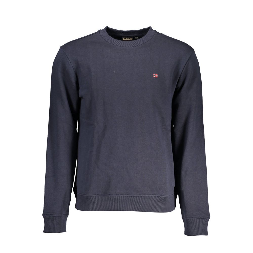 Pull en coton bleu Napapijri pour homme