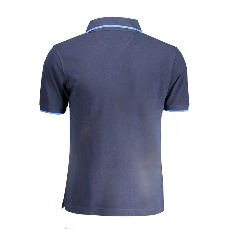 Polo La Martina en coton bleu pour homme
