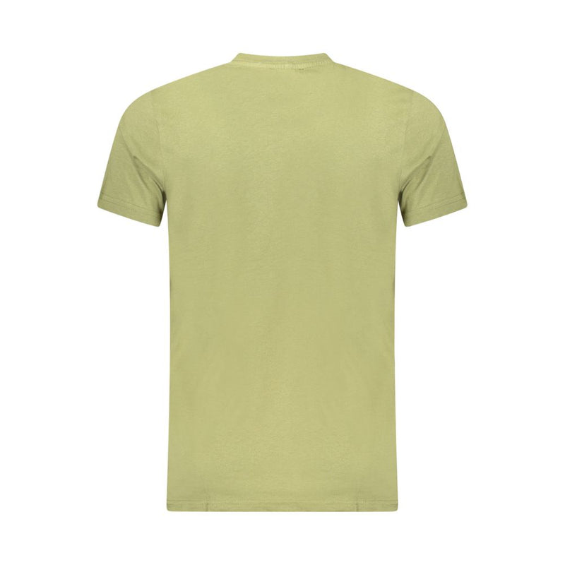 Cavalli Class Groen Katoenen Heren T-Shirt