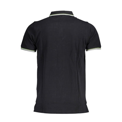 Polo homme en coton noir, Norvège 1963