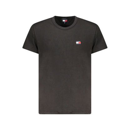 Tommy Hilfiger zwart katoenen heren T-shirt