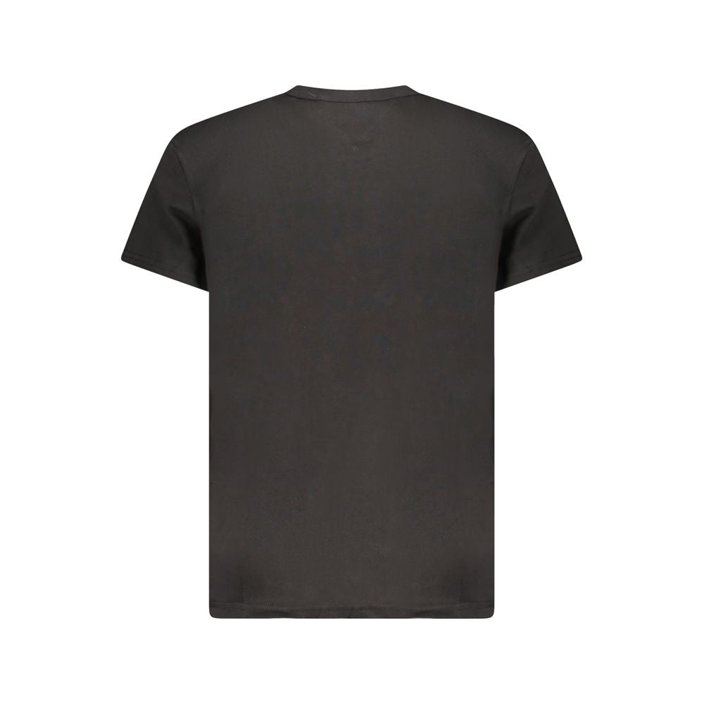 T-shirt homme en coton noir Tommy Hilfiger
