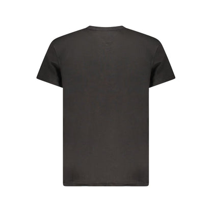 Tommy Hilfiger zwart katoenen heren T-shirt