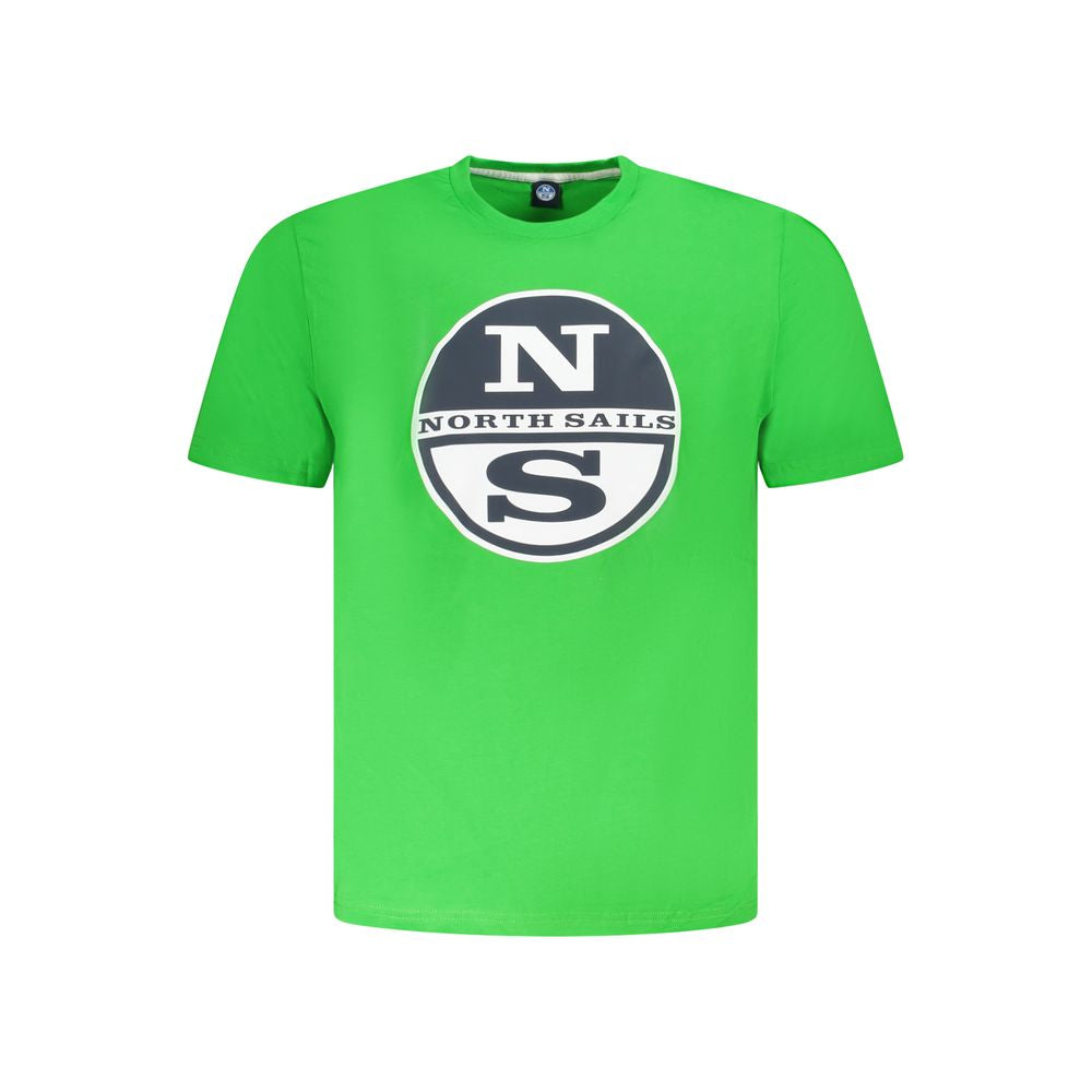 T-shirt homme en coton vert North Sails