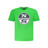 T-shirt homme en coton vert North Sails