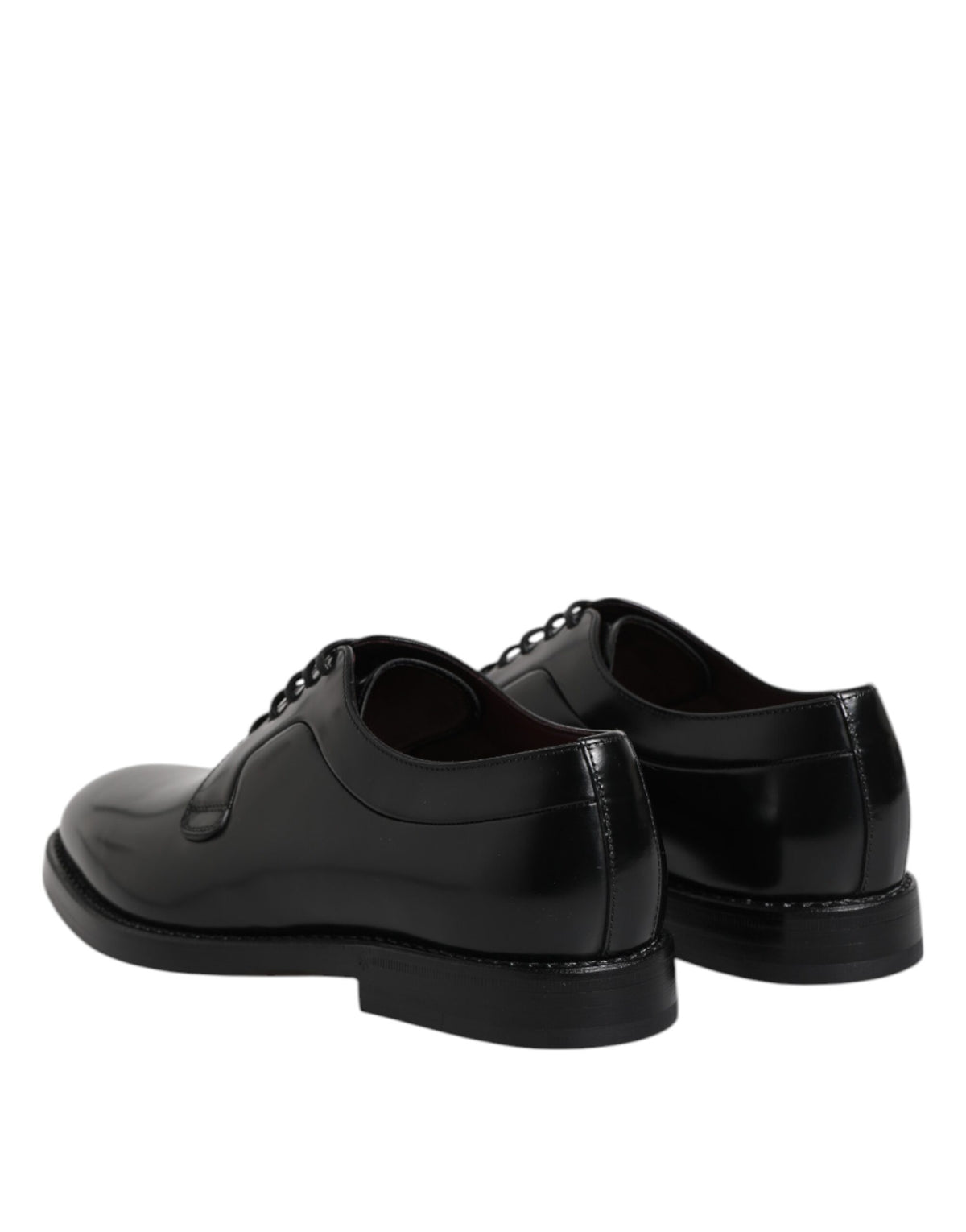 Dolce & Gabbana Chaussures Derby Noir en Cuir