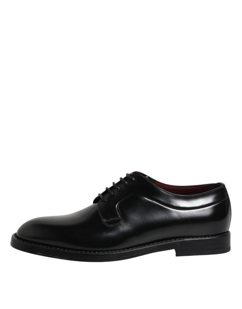 Dolce & Gabbana Chaussures Derby Noir en Cuir