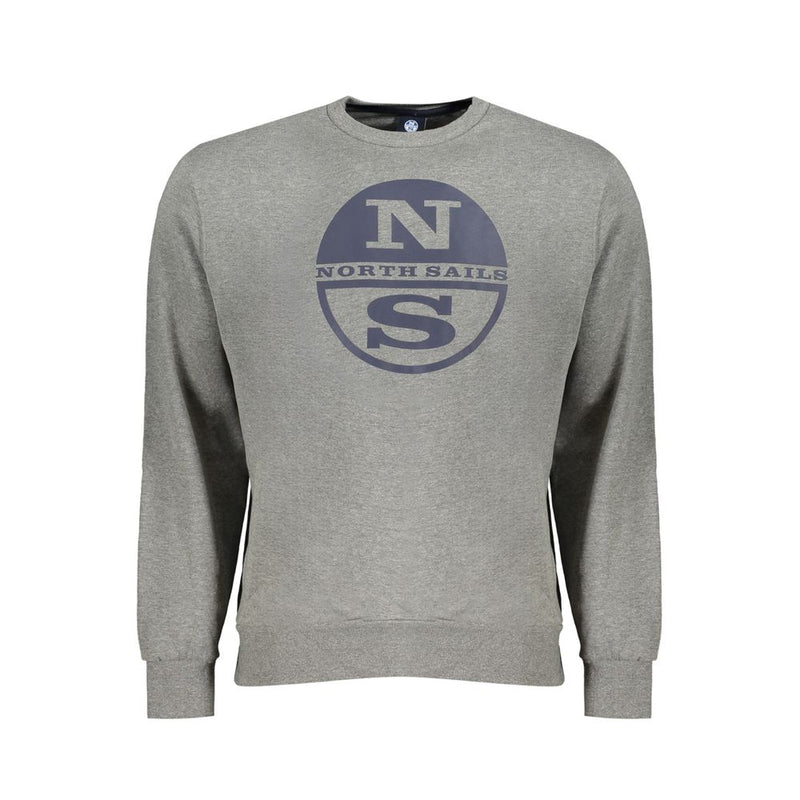 North Sails grijze katoenen herensweater