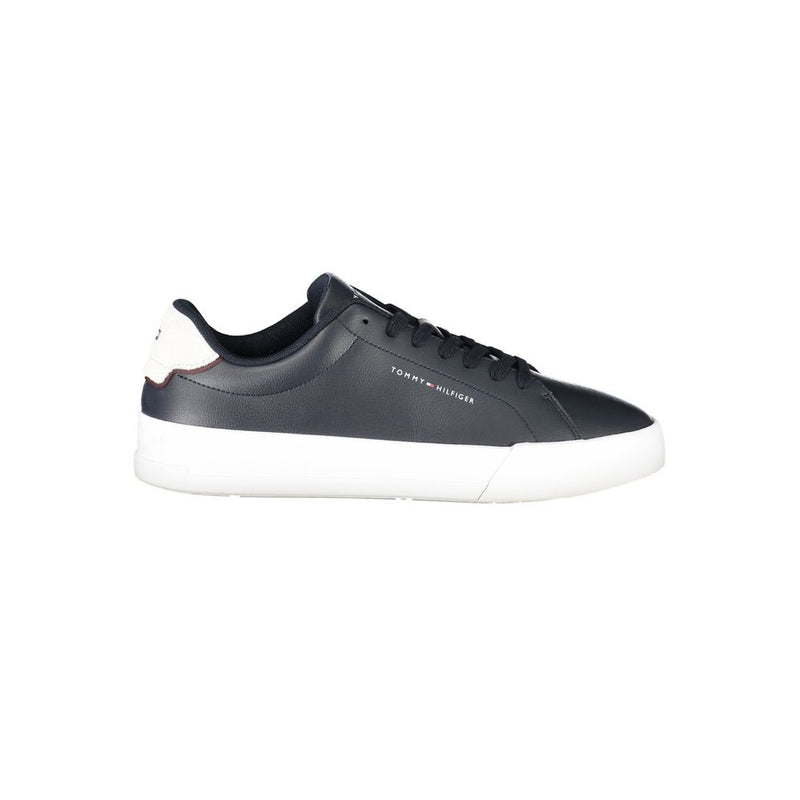 Tommy Hilfiger Sneakers en Cuir Bleu pour Homme - Élégance et Confort