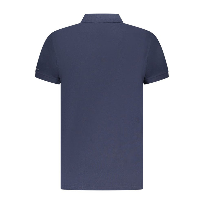 Polo homme en coton bleu de Trussardi