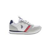 U.S. POLO ASSN. White Polyester Men Sneaker - Élégant et Confortable