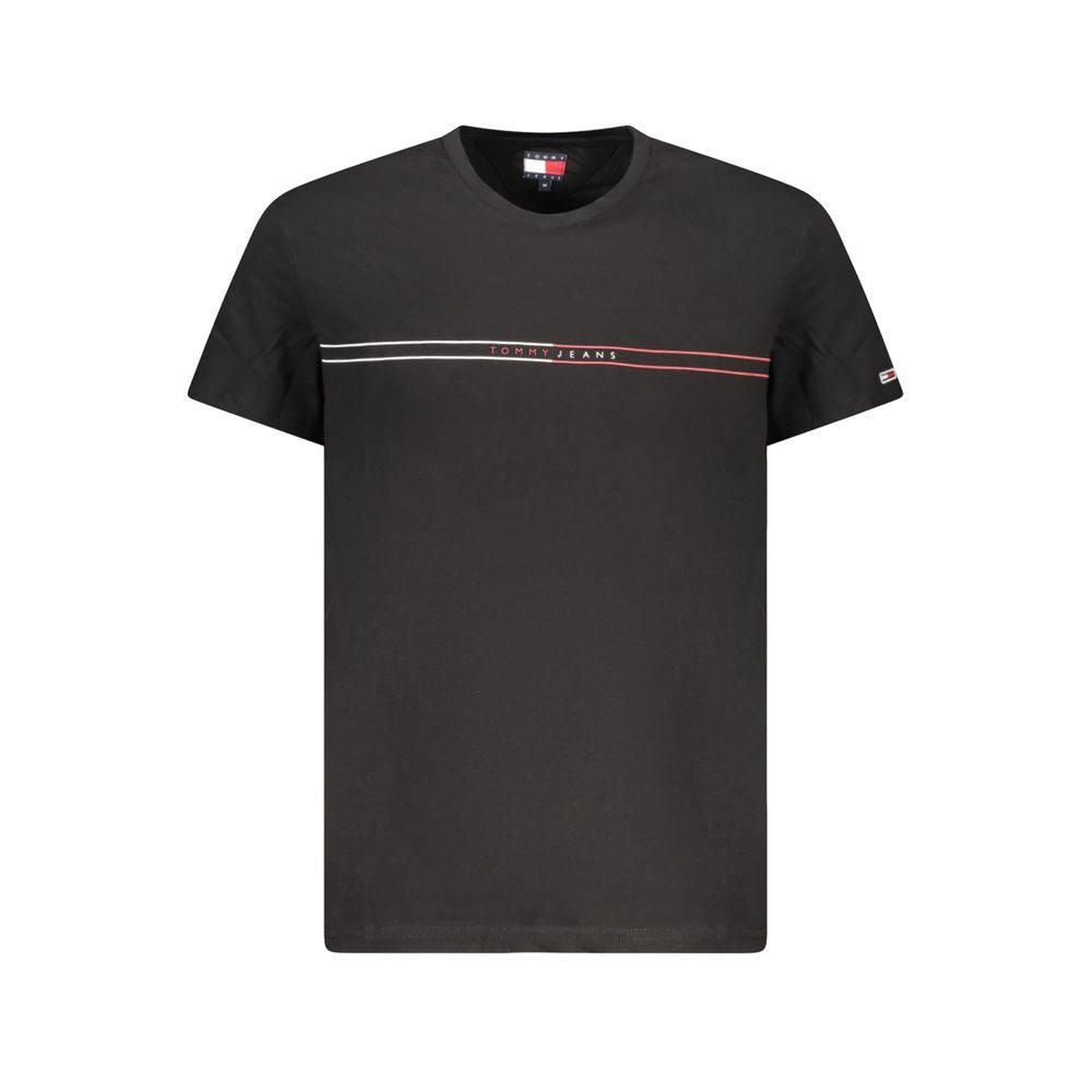 T-shirt homme en coton noir Tommy Hilfiger