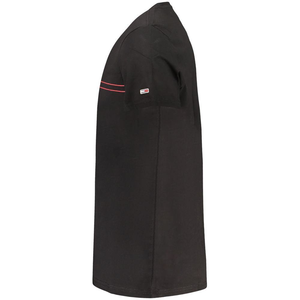 T-shirt homme en coton noir Tommy Hilfiger
