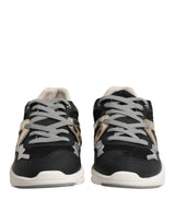 Dolce & Gabbana Multicolor Suede Low Top Sneakers for Men