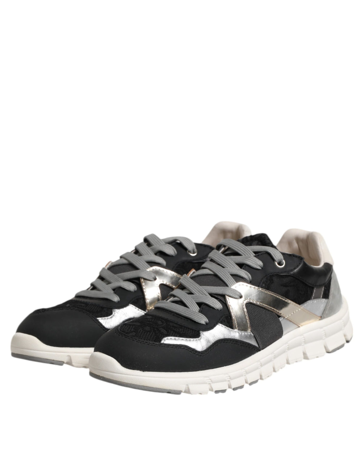 Dolce & Gabbana Multicolor Suede Low Top Sneakers for Men