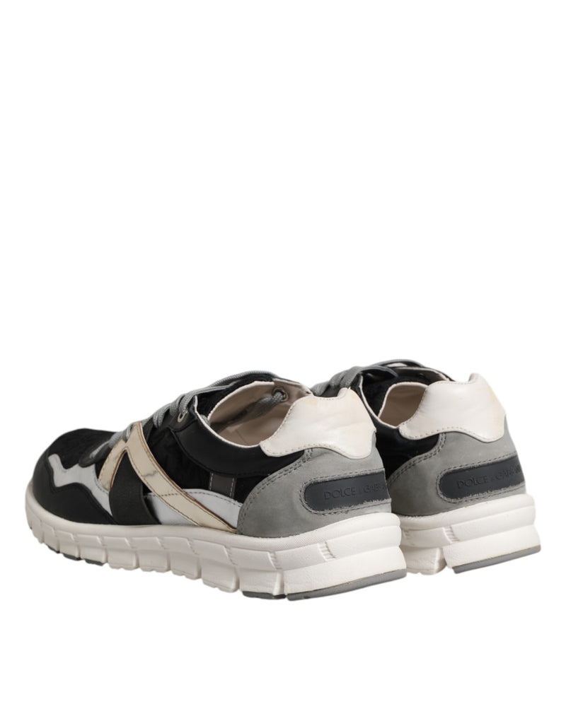 Dolce & Gabbana Multicolor Suede Low Top Sneakers for Men
