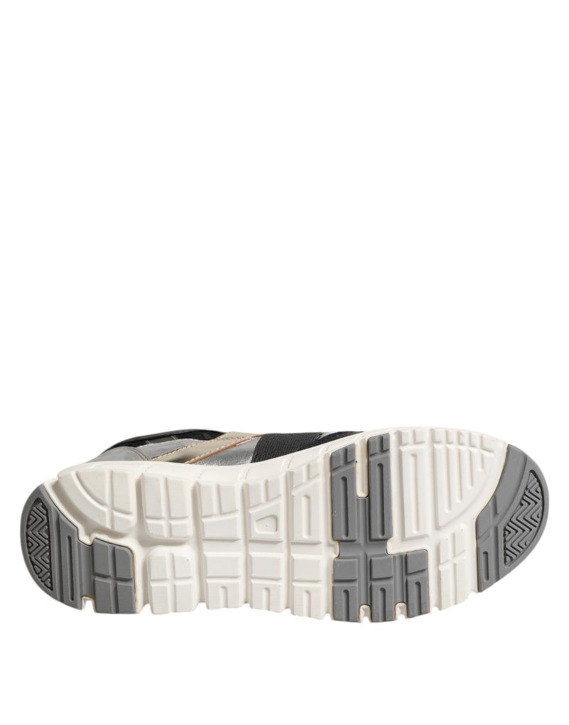 Dolce & Gabbana Multicolor Suede Low Top Sneakers for Men