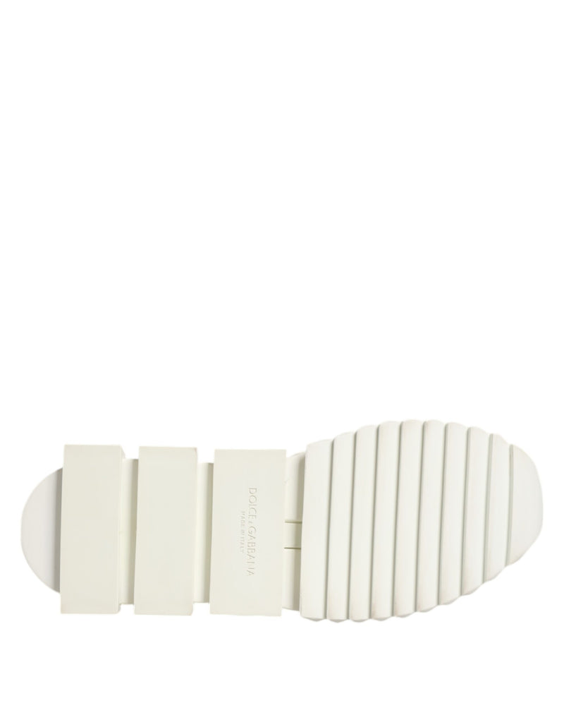 Dolce & Gabbana White Mesh Sorrento Trekking Sneakers