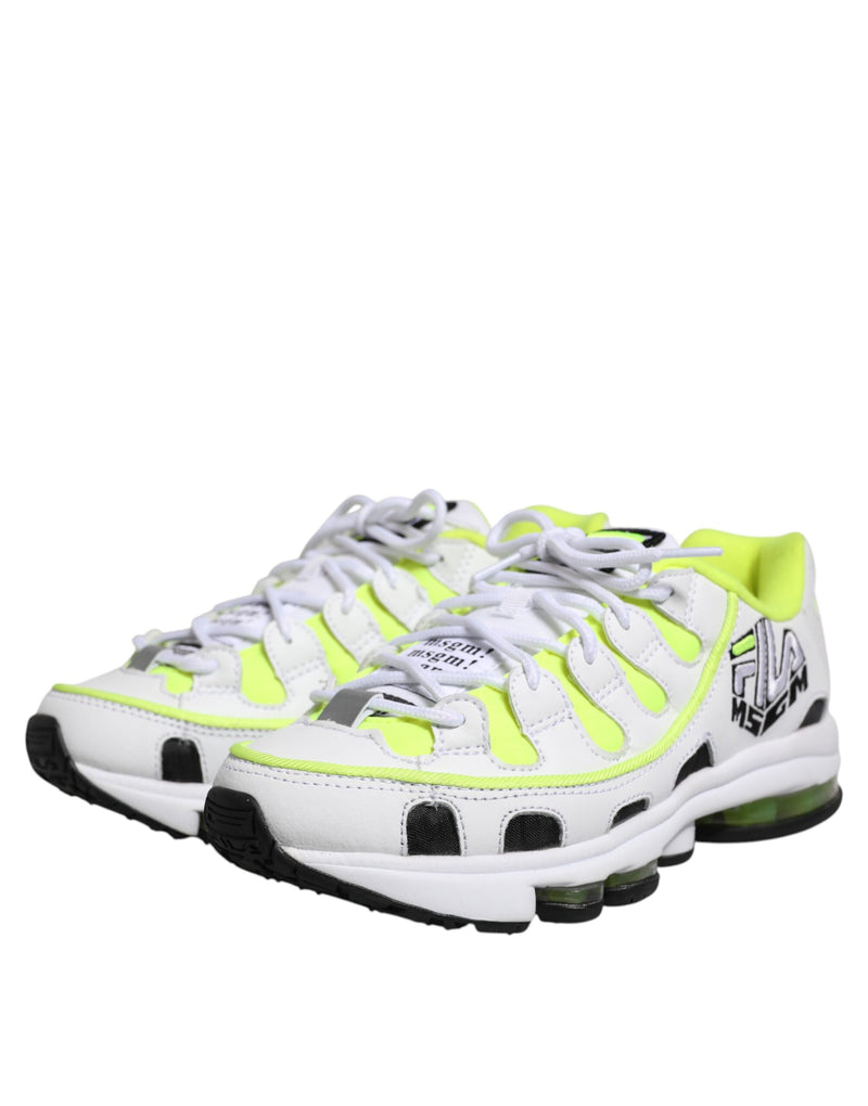MSGM Multicolor Low Top Trainers - Sneakers en Cuir de Luxe