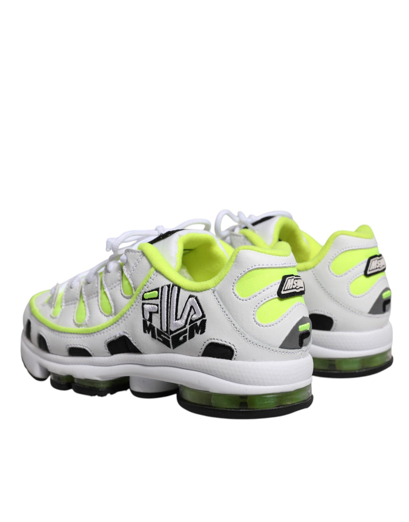 MSGM Multicolor Low Top Trainers - Sneakers en Cuir de Luxe