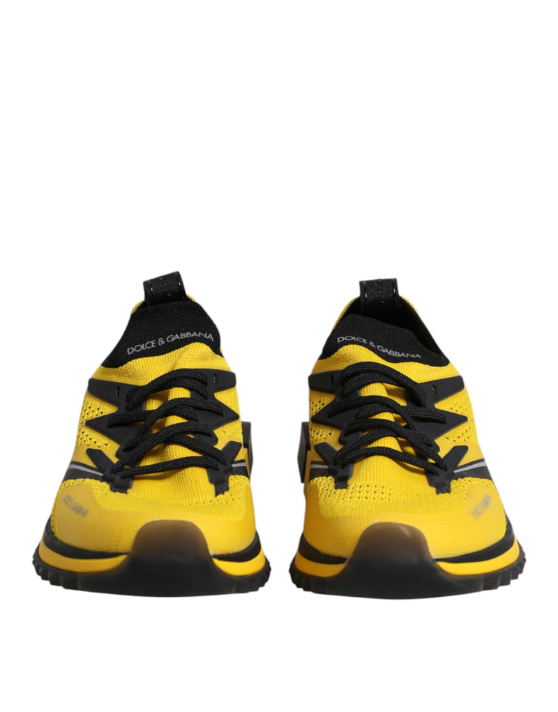 Dolce & Gabbana Yellow SORRENTO Sport Stretch Sneakers
