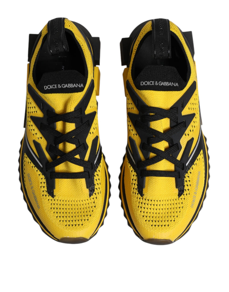 Dolce & Gabbana Yellow SORRENTO Sport Stretch Sneakers