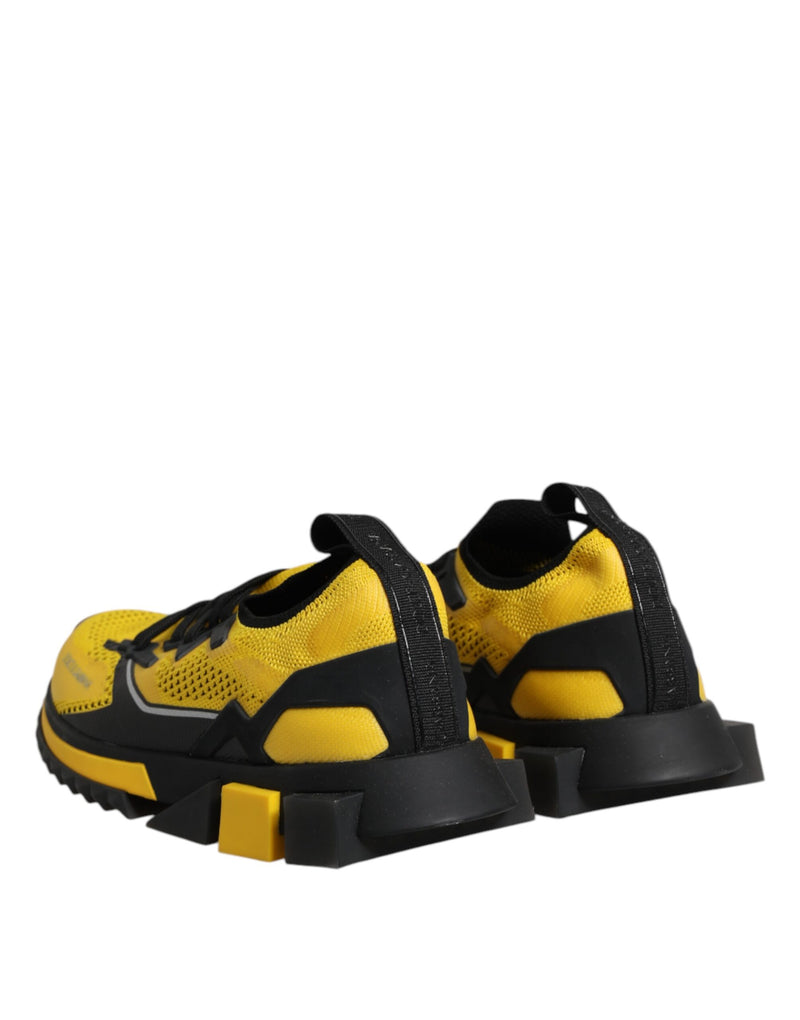 Dolce & Gabbana Yellow SORRENTO Sport Stretch Sneakers