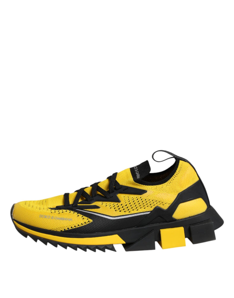 Dolce & Gabbana Yellow SORRENTO Sport Stretch Sneakers