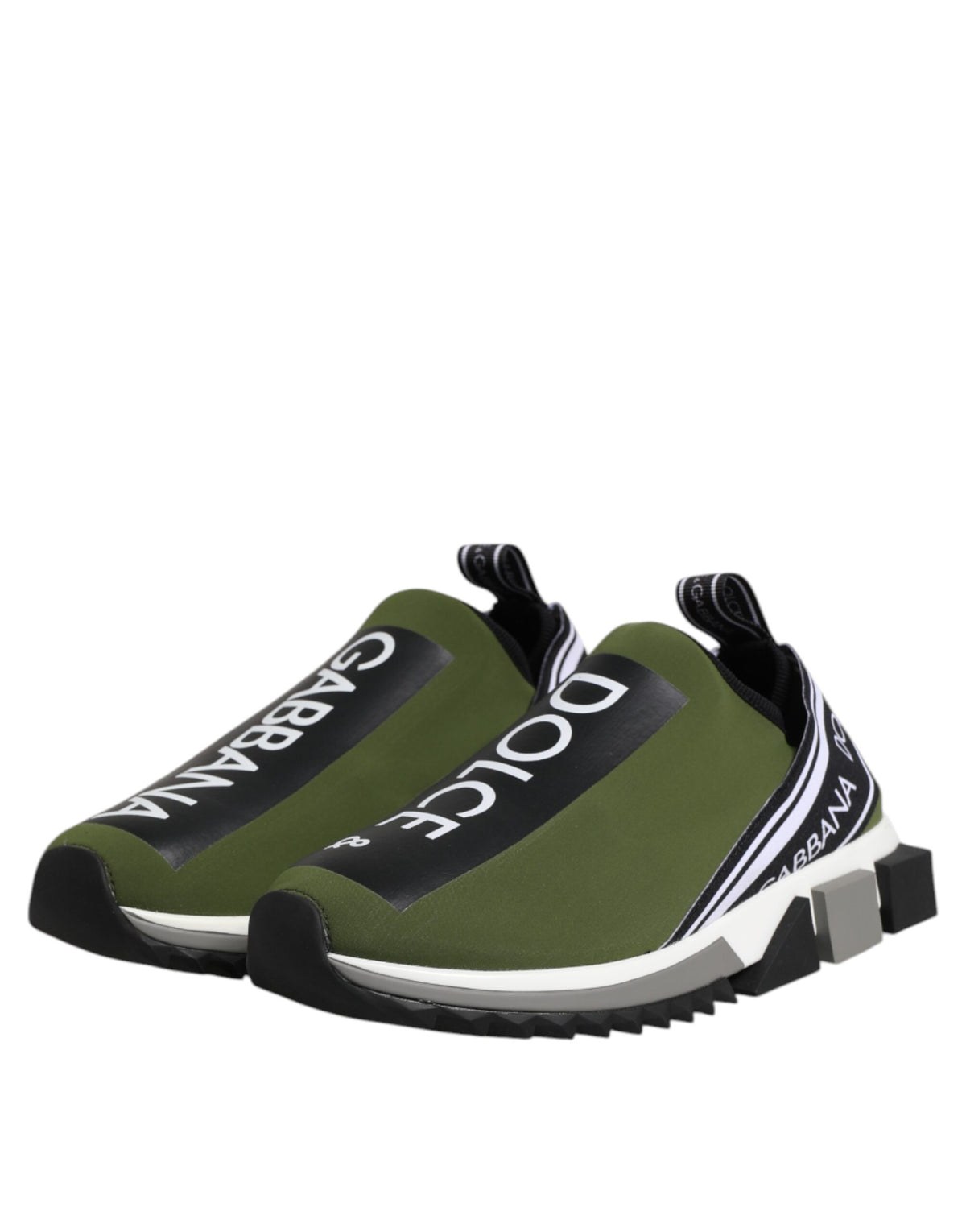 Dolce & Gabbana Sorrento Sneakers Vert et Noir