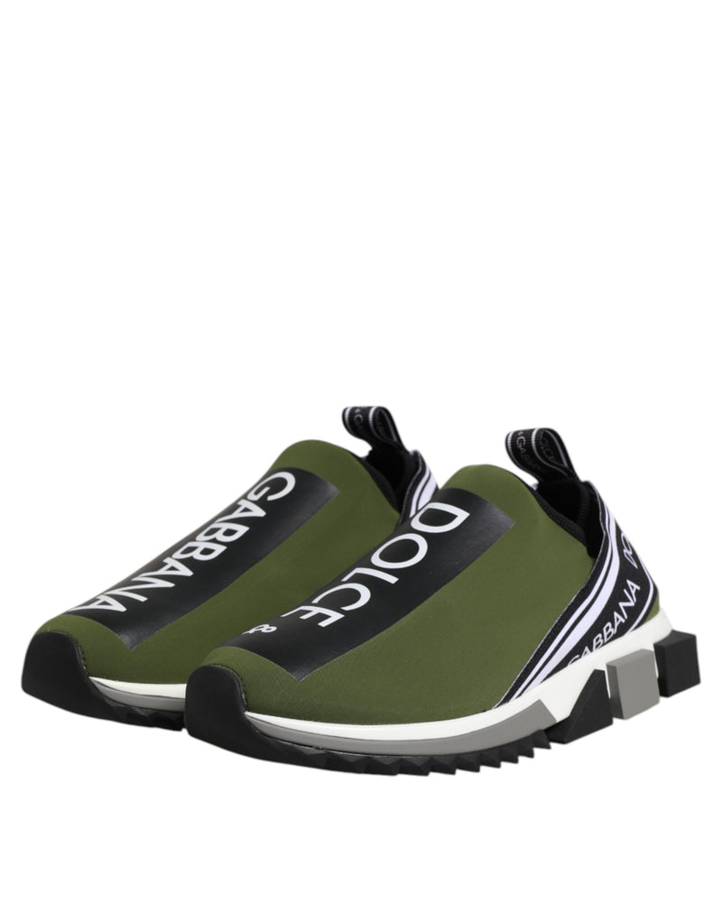 Dolce & Gabbana Sorrento Sneakers Vert et Noir