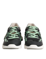 Dolce & Gabbana Multicolor Lace Up Low Top Sneakers