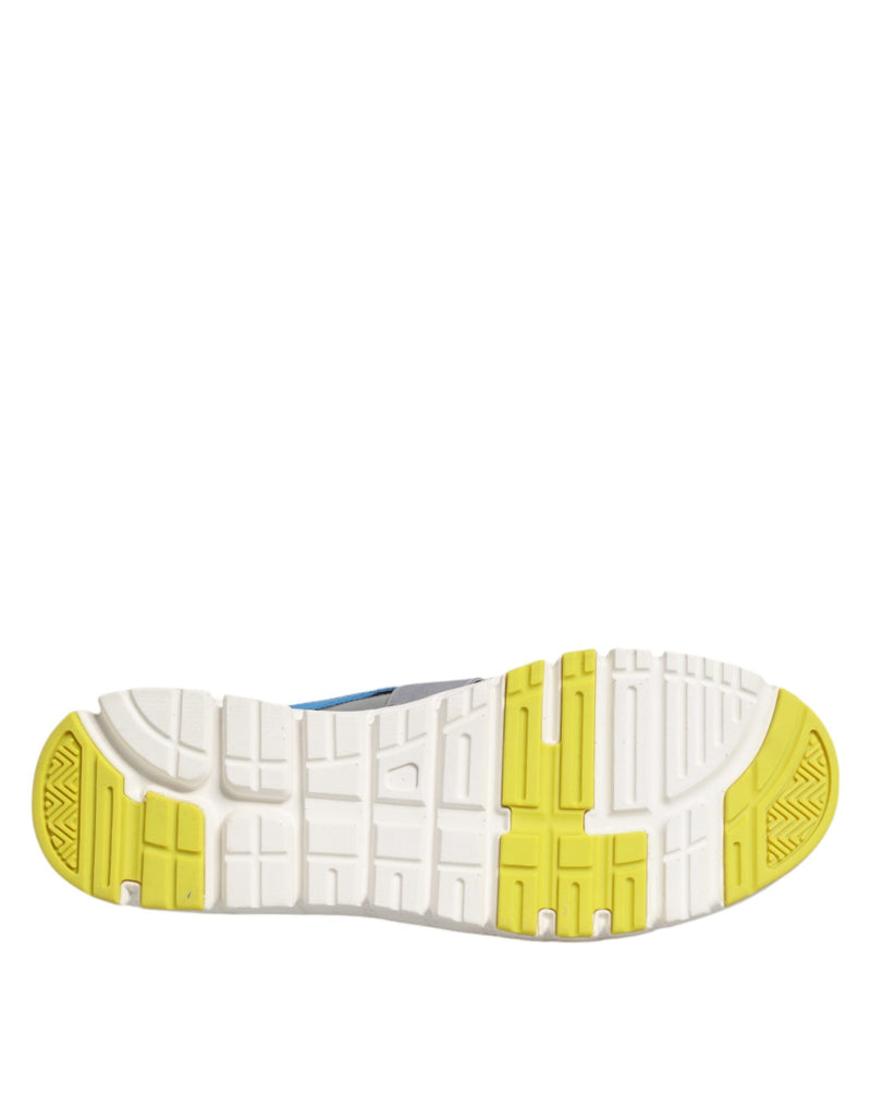 Dolce & Gabbana Multicolor Lace Up Low Top Sneakers